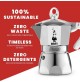 Caffettiera Bialetti moka Dama Pure Ice 3 tazza tazze caffè espresso